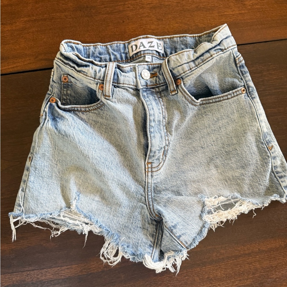 Women's Blue Denim Shorts